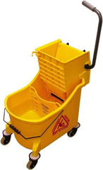 O-Cedar - 36 Qt Plastic Bucket & Wringer - 38" Long x 23" High x 14" Wide, Yellow - Top Tool & Supply