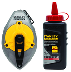 STANLEY® FATMAX® Aluminum Chalk Line Reel with 4 oz. Red Chalk - Top Tool & Supply