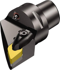 Sandvik Coromant - Right Hand Cut, Size C8, DNMG 432 Insert Compatiblity, Modular Turning & Profiling Cutting Unit Head - 55mm Ctr to Cutting Edge, 80mm Head Length, Through Coolant, Series T-Max P - Top Tool & Supply