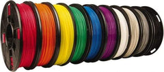 MakerBot - PLA Filament Small Spool - Black, Blue, Cool Gray, Green, Orange, Purple, Red, Warm Gray, White, Yellow, Use with Replicator Mini, Replicator (5th Generation), Replicator Z18, Replicator 2 - Top Tool & Supply