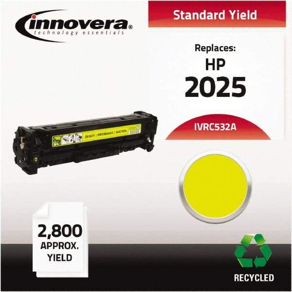 innovera - Yellow Toner Cartridge - Use with HP Color LaserJet CP2025 - Top Tool & Supply