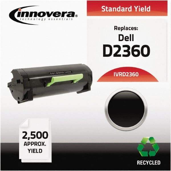 innovera - Black Toner Cartridge - Use with Dell B2360D, B2360DN, B3460DN, B3465DN, B3465DNF - Top Tool & Supply