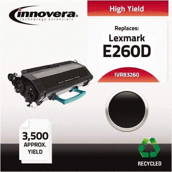 innovera - Black Toner Cartridge - Use with Lexmark E260D, E260DN, E360D, E360DN, E460DN, E460DW, E462DTN - Top Tool & Supply