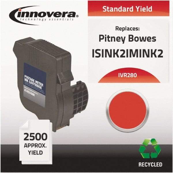 innovera - Red Ink Cartridge - Use with NeoPost IS280, Hasler IM280 - Top Tool & Supply