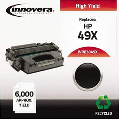 innovera - Black Toner Cartridge - Use with HP LaserJet 1320, 3390, 3392 - Top Tool & Supply