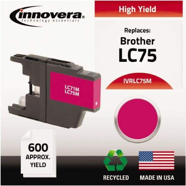 innovera - Magenta Inkjet Printer Cartridge - Use with Brother MFC-J6510DW, MFC-J6710DW, MFC-J6910DW, MFC-J825DW, MFC-J835DW - Top Tool & Supply