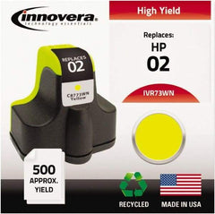 innovera - Yellow Inkjet Printer Cartridge - Use with HP Photosmart C5180, C6180, C7180, D6160, D7145, D7155, D7160, D7345, D7355, D7360, 3110, 3210, 3310, 8250 - Top Tool & Supply