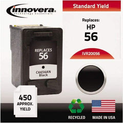 innovera - Black Ink Cartridge - Use with HP Deskjet 450, 5150, 5550, 5650, 5850, 9650, 9670, 9680, Digital Copier Printer 410, Officejet 6110 - Top Tool & Supply