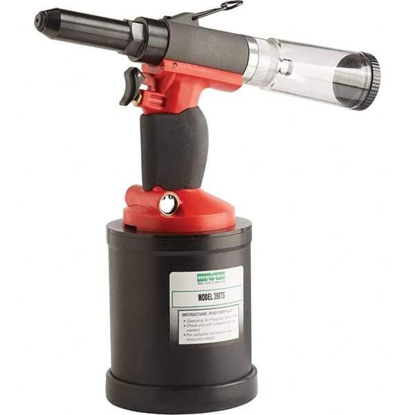 Marson - 1/4" Capacity, Air Riveter - 1-1/8" Long Stroke, 1/4 NPT Inlet - Top Tool & Supply