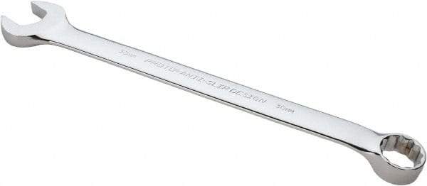 Proto - 30mm 12 Point Combination Wrench - 15° Offset Angle, 15-55/64" OAL, Steel, Full Polish Finish - Top Tool & Supply