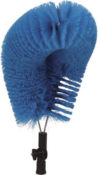 Vikan - Polyester Clean In Place Brush - 4-13/32" Bristle Length, 20" Long Head, Blue - Top Tool & Supply