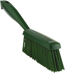 Vikan - 14" OAL, Polyester Staple Set Bench Brush - 2" Bristle Length, 6-3/8" Long Head, Green - Top Tool & Supply