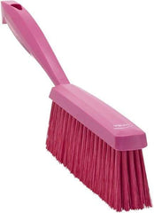 Vikan - 14" OAL, Polyester Staple Set Bench Brush - 2" Bristle Length, 6-3/8" Long Head, Pink - Top Tool & Supply