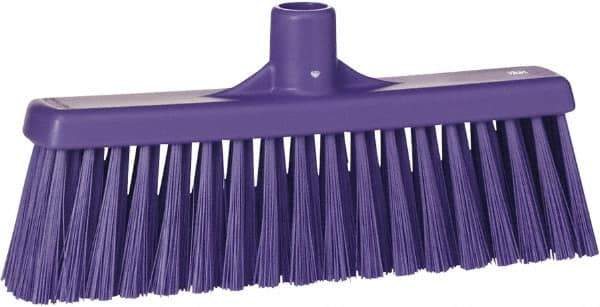 Vikan - 5-5/8" OAL Polyester Bristle Lobby Broom - 3" Bristle Length, 11" Wide - Top Tool & Supply