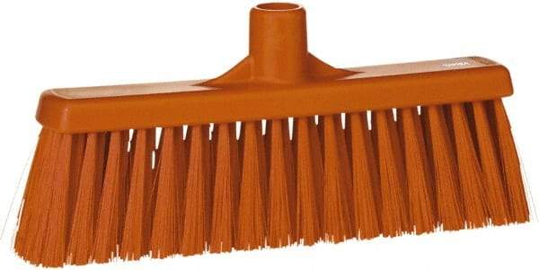 Vikan - 5-5/8" OAL Polyester Bristle Lobby Broom - 3" Bristle Length, 11" Wide - Top Tool & Supply