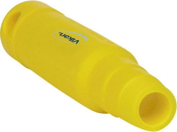 Vikan - 6-1/2 x 1-5/32" Polypropylene Squeegee Handle - European Threaded Connection, Yellow - Top Tool & Supply