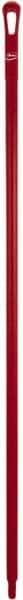 Vikan - 59 x 1-1/4" Polypropylene Squeegee Handle - European Threaded Connection, Red - Top Tool & Supply