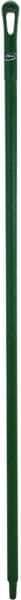 Vikan - 59 x 1-1/4" Polypropylene Squeegee Handle - European Threaded Connection, Green - Top Tool & Supply