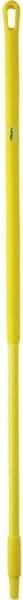 Vikan - 51 x 1-1/4" Fiberglass Squeegee Handle - European Threaded Connection, Yellow - Top Tool & Supply