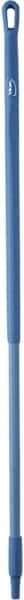 Vikan - 51 x 1-1/4" Fiberglass Squeegee Handle - European Threaded Connection, Blue - Top Tool & Supply