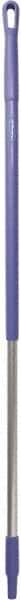 Vikan - 51 x 1-1/4" Aluminum Squeegee Handle - European Threaded Connection, Purple - Top Tool & Supply