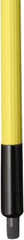 Remco - 187 x 1-1/4" Fiberglass Squeegee Handle - European Threaded Connection, Yellow, Telescoping - Top Tool & Supply