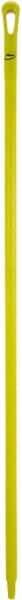 Vikan - 59 x 1-1/4" Polypropylene Squeegee Handle - European Threaded Connection, Yellow - Top Tool & Supply