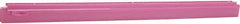 Vikan - 24" Rubber Blade Squeegee Refill - Double Edge, Pink, Plastic Holder - Top Tool & Supply