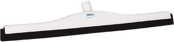 Vikan - 24" Foam Rubber Blade Bench Squeegee - Double Edge, White, Plastic Holder - Top Tool & Supply