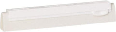 Vikan - 10" Foam Rubber Blade Squeegee Refill - Double Edge, White, Plastic Holder - Top Tool & Supply