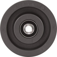 Caster Connection - 5 Inch Diameter x 2 Inch Wide, High Grade Nylon Caster Wheel - 1,200 Lb. Capacity, 2.2 Inch Hub Length, 1/2 Inch Axle Diameter, Sealed Precision Ball Bearing - Top Tool & Supply