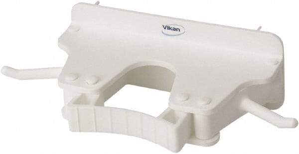 Vikan - 22 Lb Capacity, 3-5/32" Projection, Polypropylene/Rubber Wall Strip Organizer - 6-5/32" OAL - Top Tool & Supply