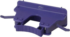 Vikan - 22 Lb Capacity, 3-5/32" Projection, Polypropylene/Rubber Wall Strip Organizer - 6-5/32" OAL - Top Tool & Supply