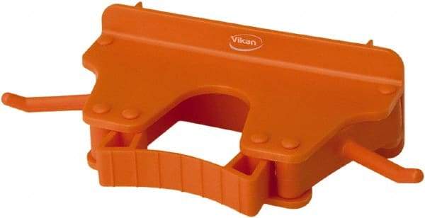 Vikan - 22 Lb Capacity, 3-5/32" Projection, Polypropylene/Rubber Wall Strip Organizer - 6-5/32" OAL - Top Tool & Supply