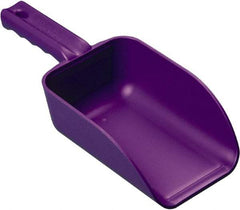 Remco - 32 oz Purple Polypropylene Flat Bottom Scoop - 4.3" Wide x 3" Deep Bowl, 11-1/2" OAL - Top Tool & Supply