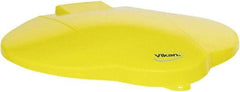 Vikan - 3 Gal Polypropylene Pail Lid - Yellow, For Use with 5691 - Top Tool & Supply