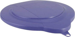 Vikan - 1.5 Gal Polypropylene Pail Lid - Purple, For Use with 5695 - Top Tool & Supply