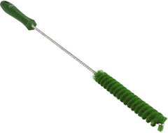 Vikan - 3/4" Diam Polyester Valve Brush - 19-5/8" OAL, 5-3/4" Head Length, Polypropylene & Stainless Steel Handle - Top Tool & Supply