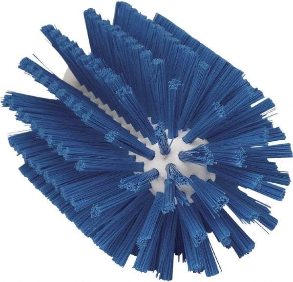 Vikan - 3" Diam Polyester Tube Brush - 6-1/4" OAL, 5-1/4" Head Length, Polypropylene Handle - Top Tool & Supply