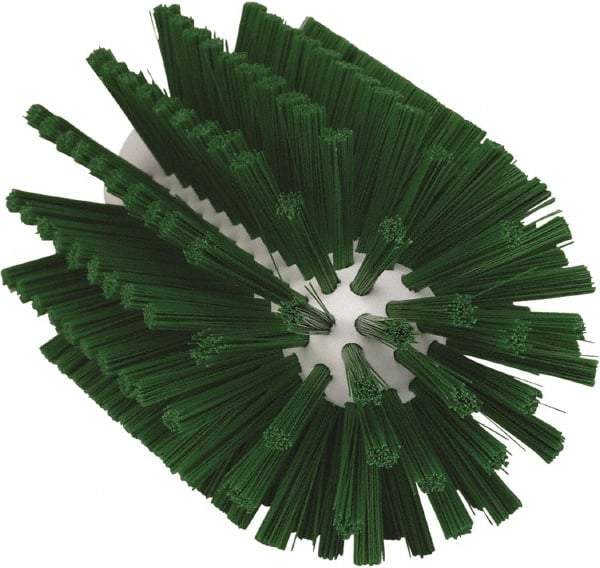 Vikan - 3" Diam Polyester Tube Brush - 6-1/4" OAL, 5-1/4" Head Length, Polypropylene Handle - Top Tool & Supply