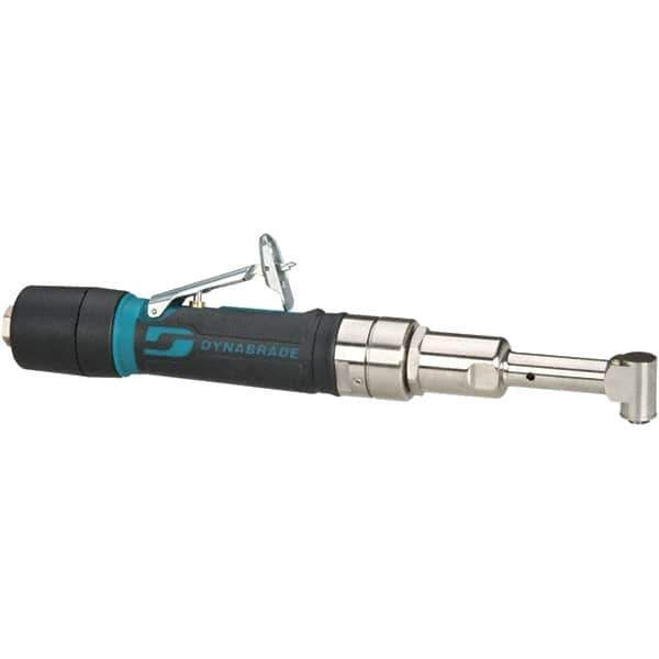 Dynabrade - 1/4" Keyless Chuck - Right Angle Handle, 3,200 RPM, 26 CFM, 0.4 hp, 90 psi - Top Tool & Supply