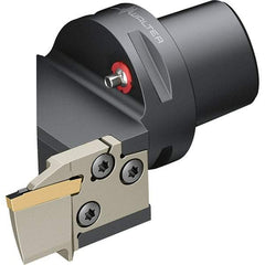 Walter - 0.591" Max Depth of Cut, Indexable Grooving Cutoff Toolholder - Series NCEE-GX24-CAPTO - Top Tool & Supply