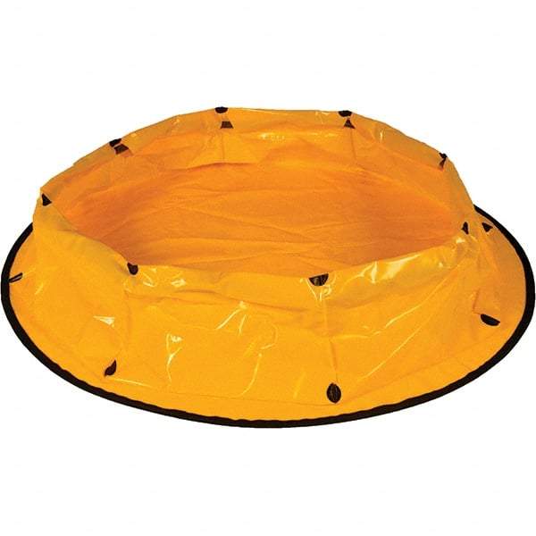 UltraTech - 100 Gal 10 oz Polyethylene Pop-Up Pool, Sprung Steel - 1' High x 64-1/2" Long - Top Tool & Supply