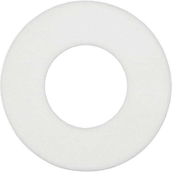 Value Collection - 1-1/2" Pipe, 1-29/32" ID x 3-3/4" OD Flange Gasket - PTFE Plastic, White, 1/16" Thick - Top Tool & Supply