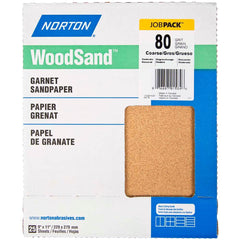 Norton - Sanding Sheets Abrasive Material: Garnet Grade: Coarse - Top Tool & Supply