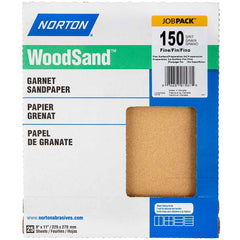 Norton - Sanding Sheets Abrasive Material: Garnet Grade: Fine - Top Tool & Supply