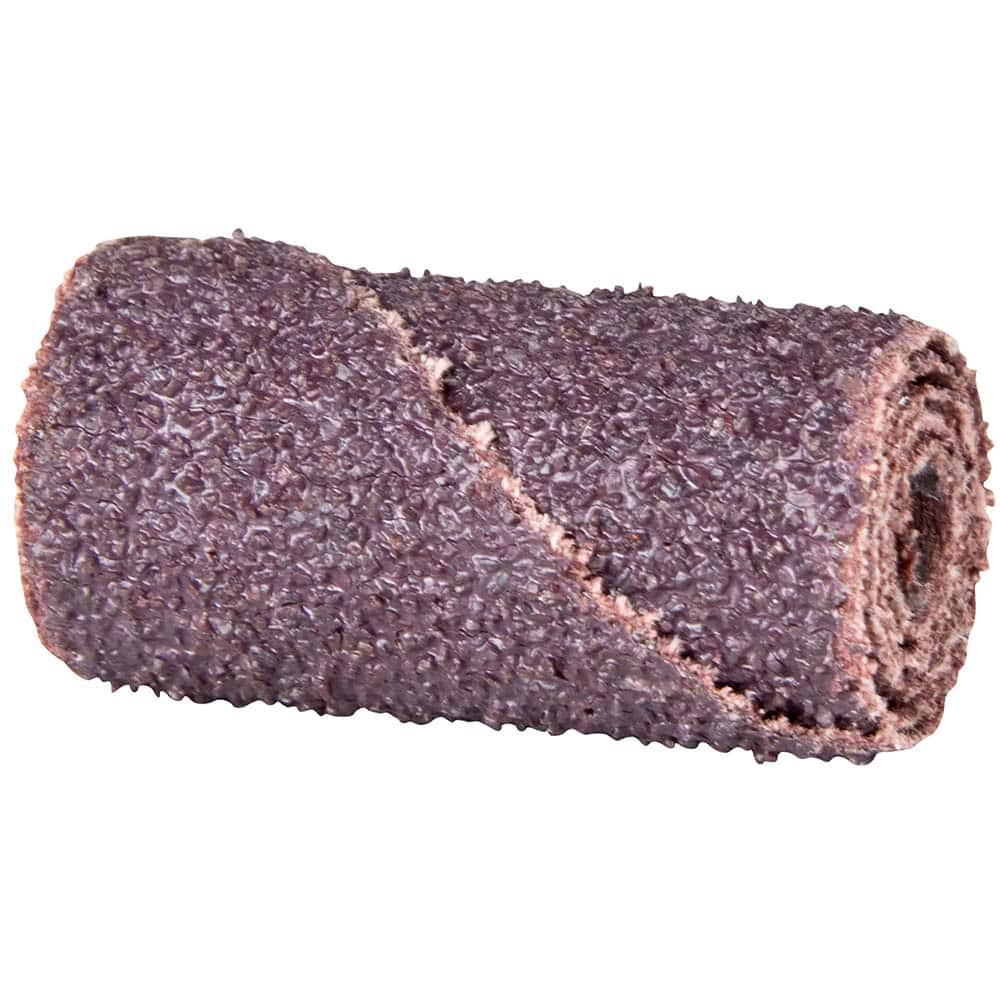 Norton - 1" Max Roll Diam x 2" OAL, 80 Grit Aluminum Oxide Straight Cartridge Roll - Top Tool & Supply