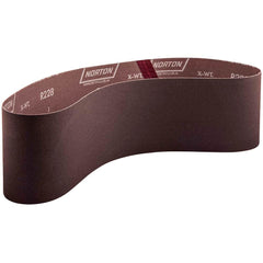 Norton - 4" Wide x 36" OAL, 36 Grit, Aluminum Oxide Abrasive Belt - Top Tool & Supply