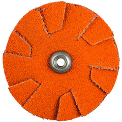 Norton - Slotted Overlap Discs Abrasive Type: Coated Overlap Disc Type: Inward - Top Tool & Supply