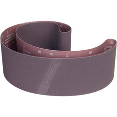 Norton - 6" Wide x 89" OAL, 80 Grit, Aluminum Oxide Abrasive Belt - Top Tool & Supply